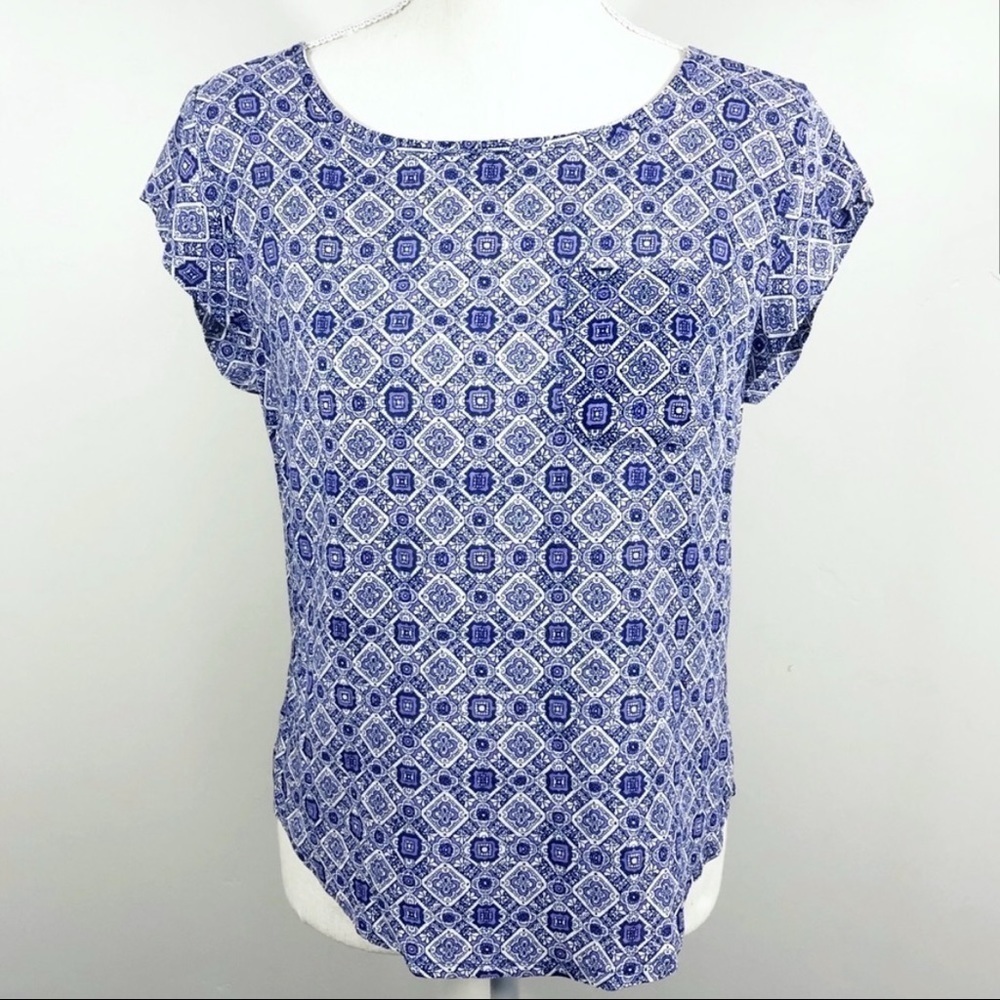 WILLI smith geometrical print blouse size small